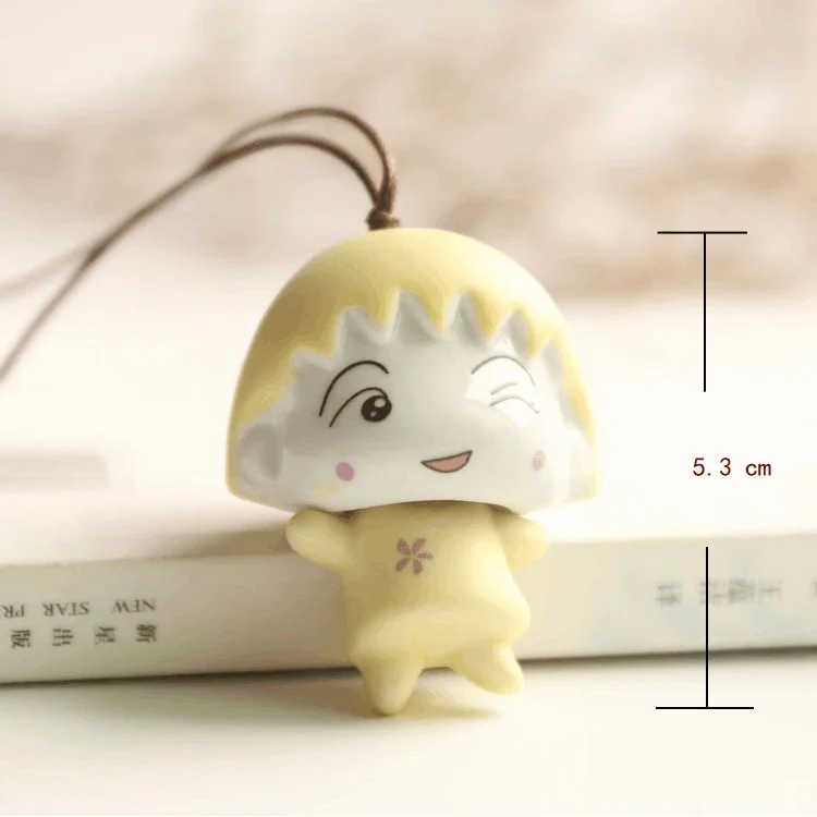 
2017 decorative crafts cartoon character shape ceramic wind chimes 