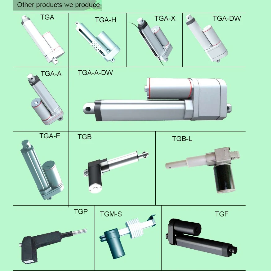 CE, ROHS heavy duty electric linear actuator with position sensor