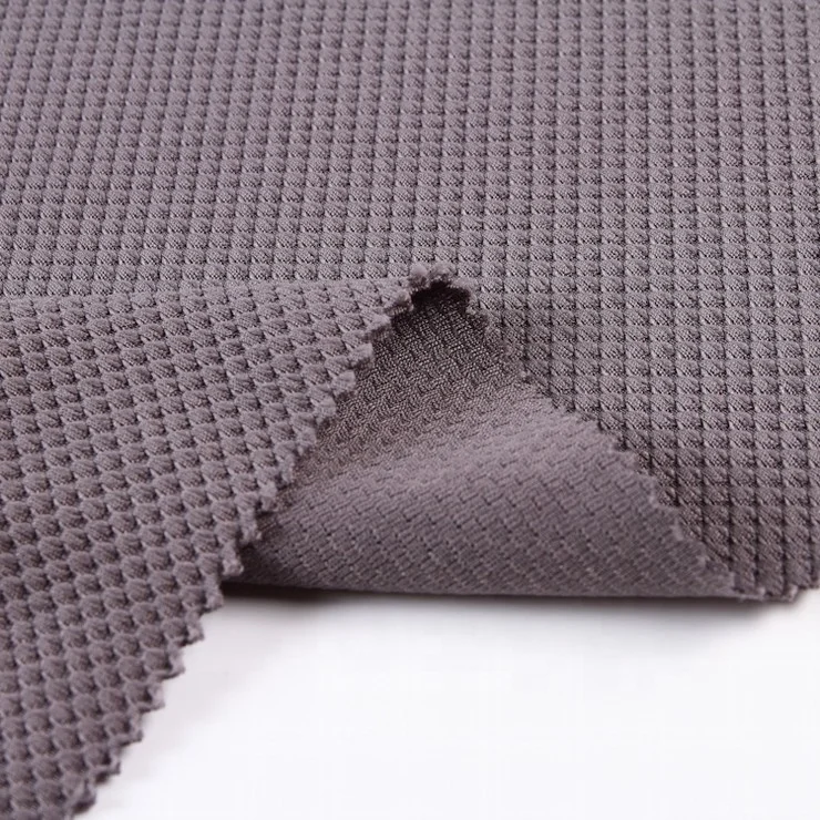 Пике Поло кабель вязать переработанный полиэстер спандекс эластичная жаккардовая ткань