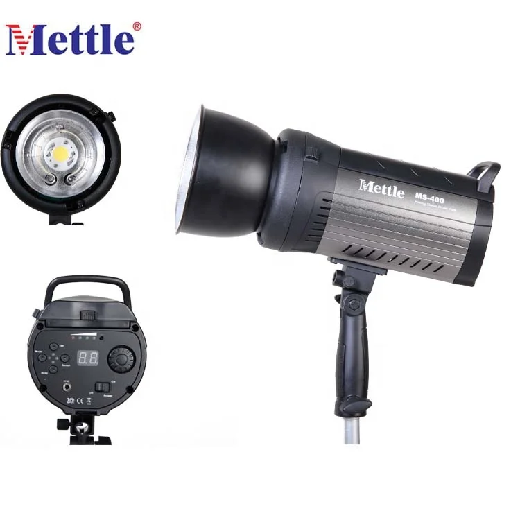 camera 400W battery operated studio flash light for photography