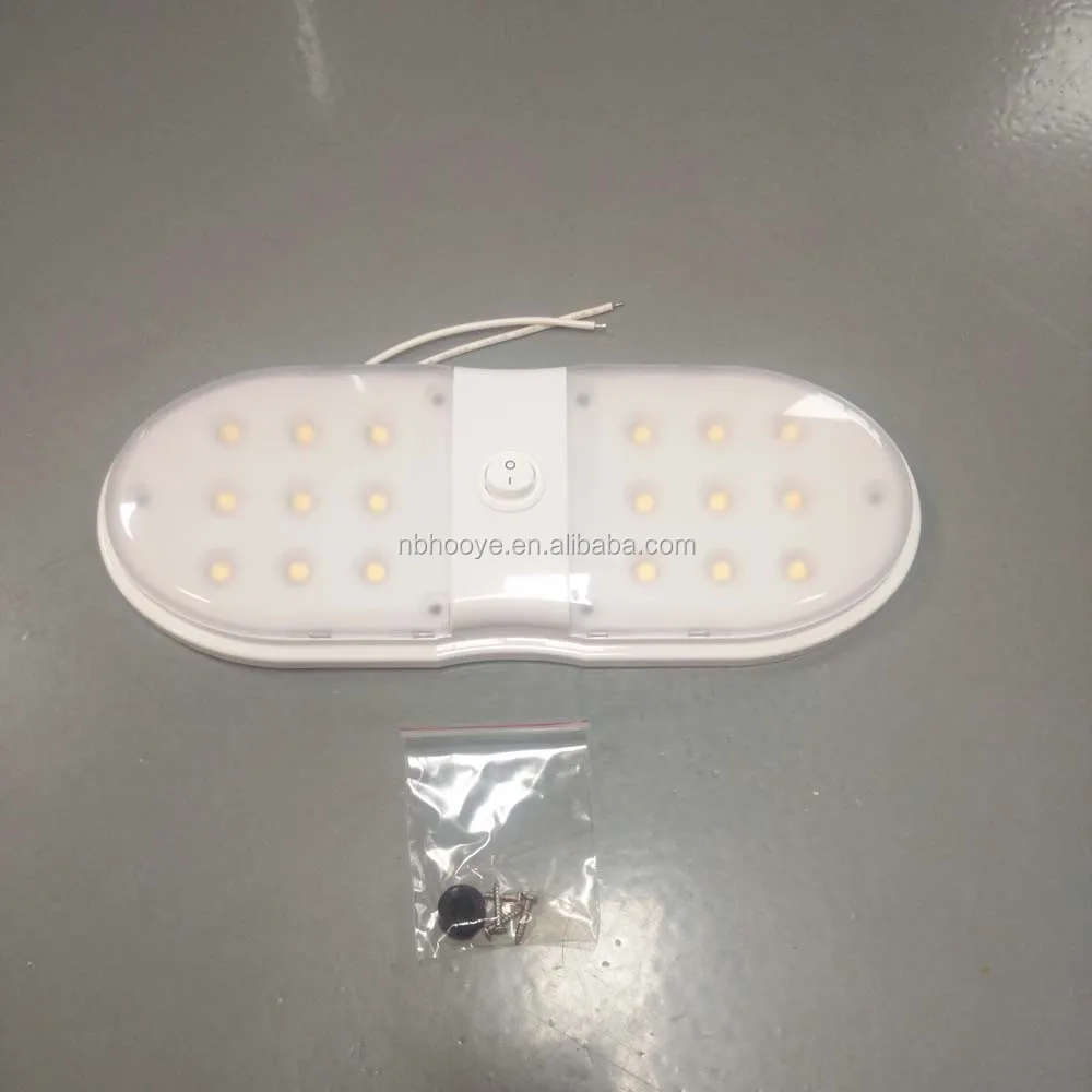 
HA32 LED Double Head Caravan Light for Camp Car With Switch 