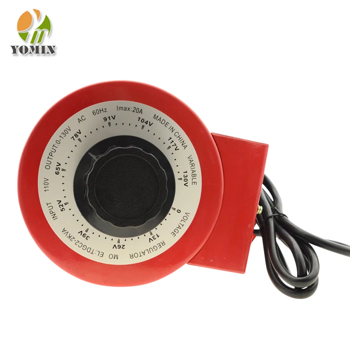 Manufacturer 0-250V Out 2A Voltage Regulator , (Variac) Single Phase 500VA Regulator Voltage