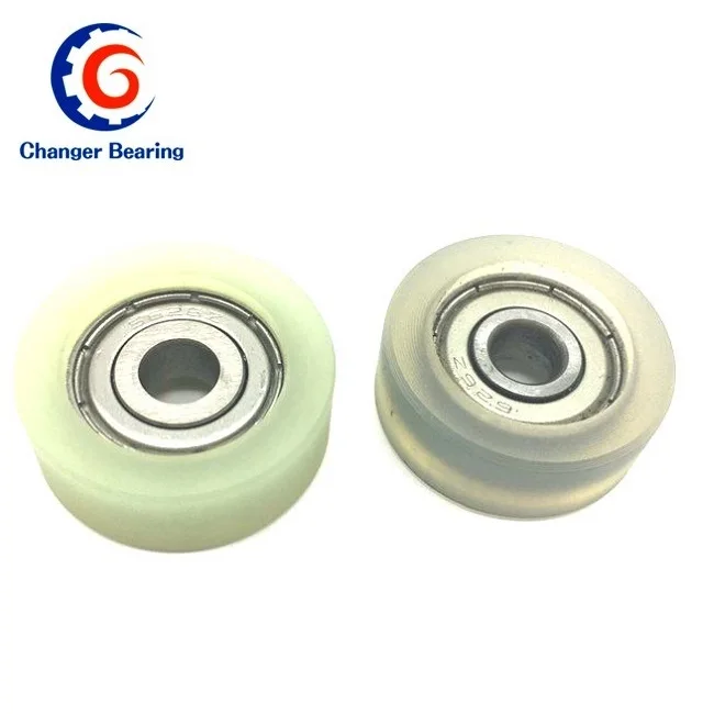 polyurethane PU coated bearings with 624 625 626 685 696 608 6000 as per our catalog or drawing