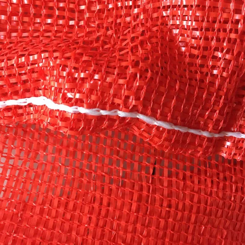 25 kg leno mesh bag packing for onion  potato firewood with UV treated and color file