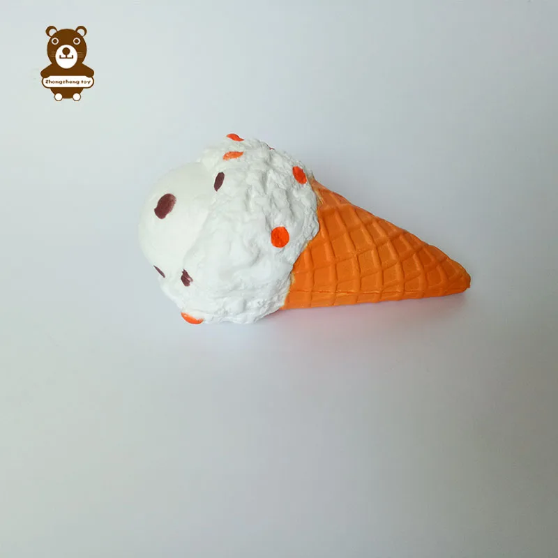 2020 factory direct sale PU Squishy slowly rises giant cute colorful ice cream simulation food sticky pressure toy