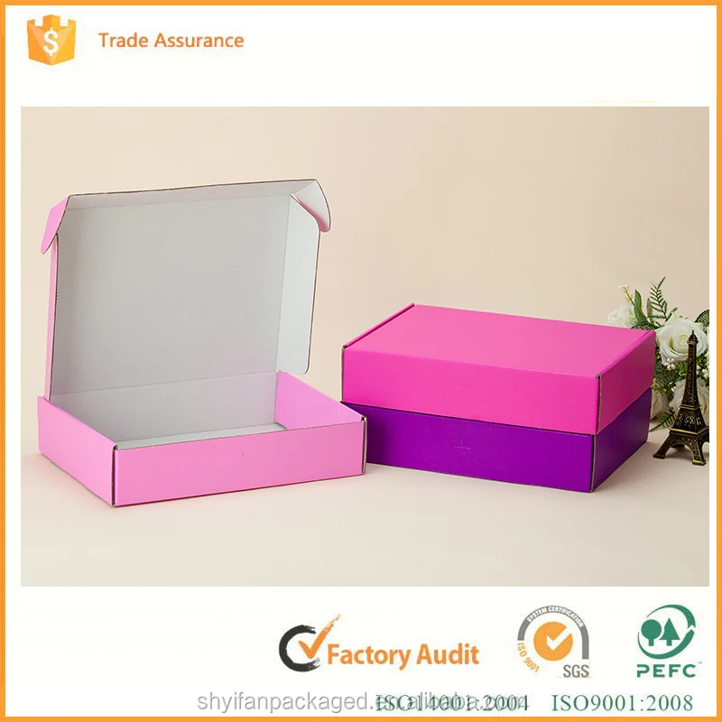 Гофрированного гофрированные печать логотипа красочные почтовый ящик