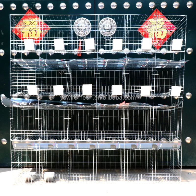 
Промышленное разведение клетка для кролика фабрики 3 или 4 слоя/коммерческим кроликом клетки/оцинкованной сварной сетки клетка для кролика 