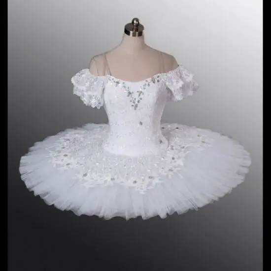 Professional High Quality Custom Size Classical Women Adult White Ballet Tutu