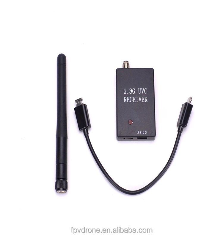 Newest Mini 5.8G FPV Receiver UVC Video Downlink OTG VR Android Phone