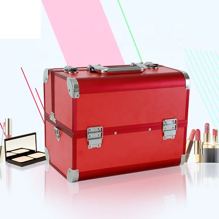 Wholesale professional beautiful travel aluminum makeup case for makeup artist