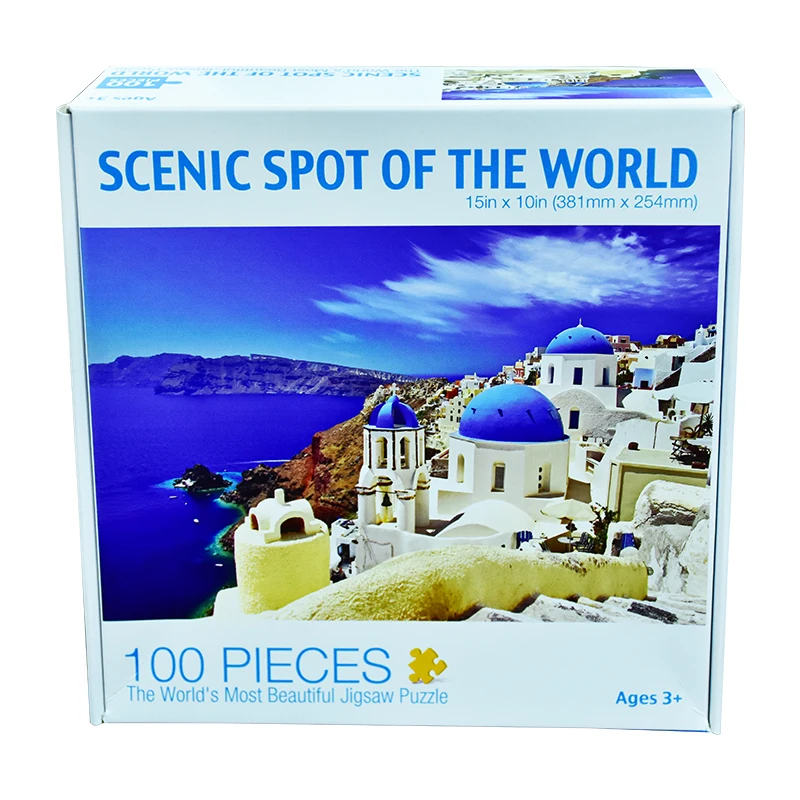 
Wholesale custom Paper 100pcs kids educational puzzle from direct factory 