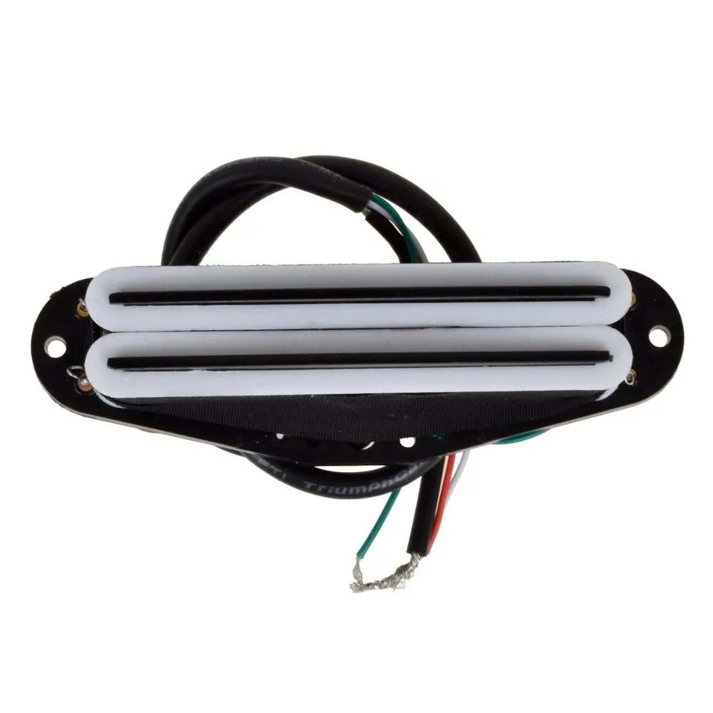 Electric Guitar Hot Rail Twin Pickup ,H010-WH-BK