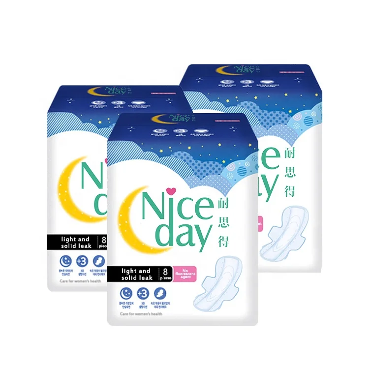 285mm Night Use Low Price Ghana Market Popular Lady Product Super Soft Sanitary Pad