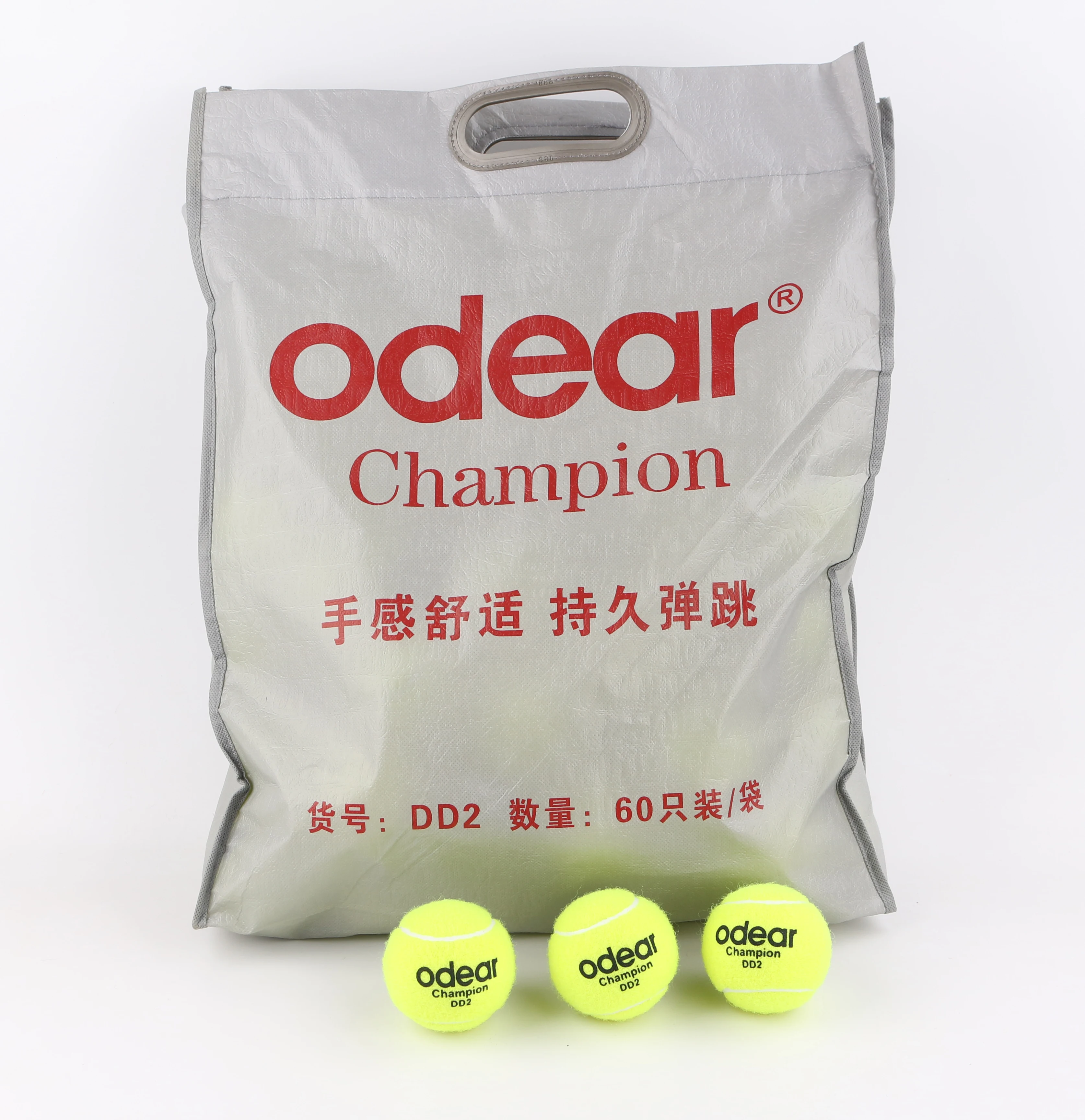 Odear Factory price Bulk packing pressureless Tennis ball with custom logo for training