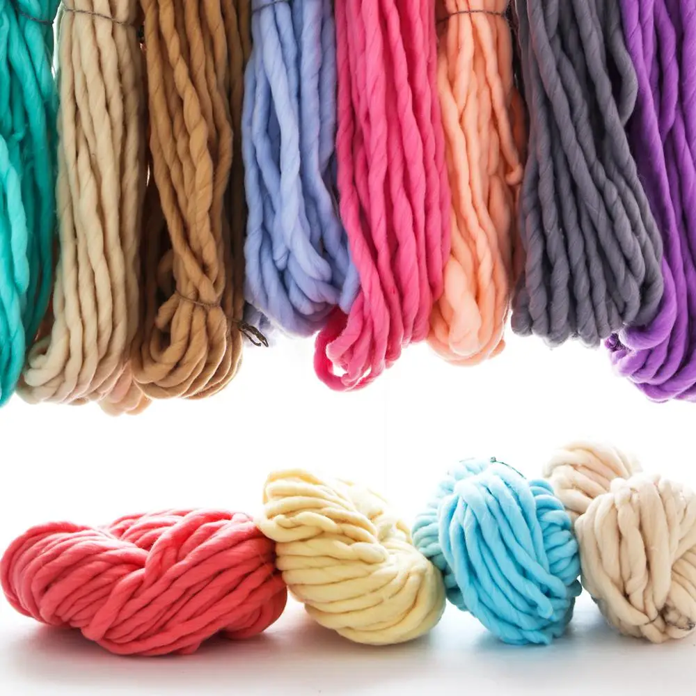 100% polyester yarn blended blended yarn iceland hair for hand knitting