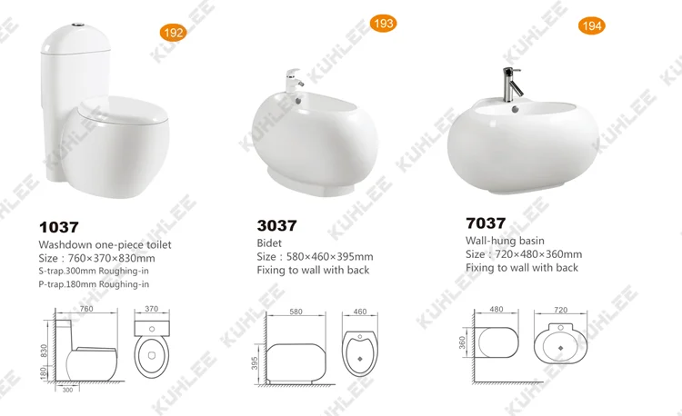 KL-1037 Chinese modern toilet bowl wc toilet