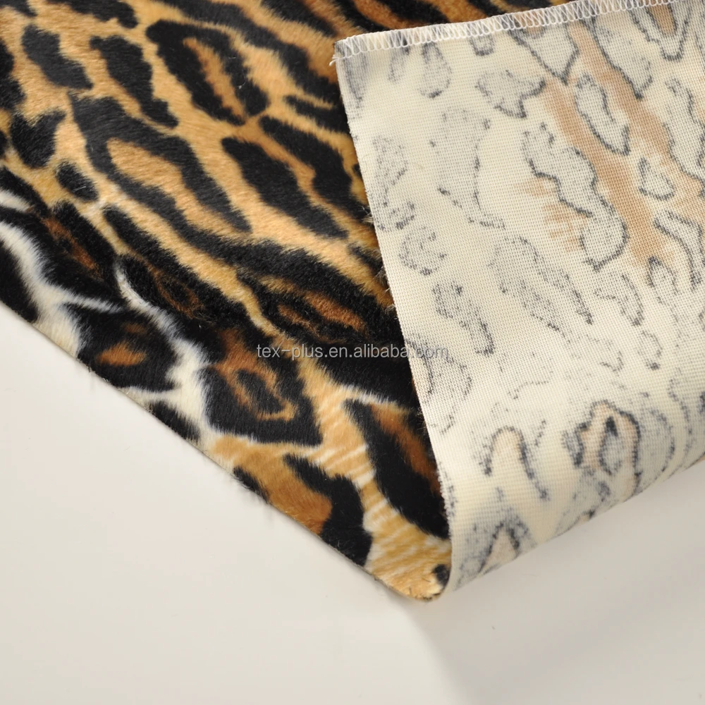 
100% polyester soft printing velboa fabric 