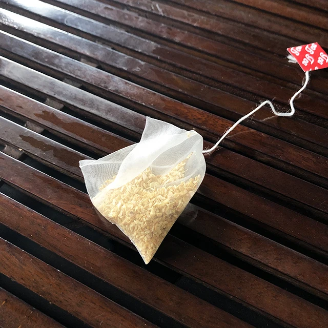 Chinese factory direct supplied pure ginger tea in triangle bag/pyramid tea bag.