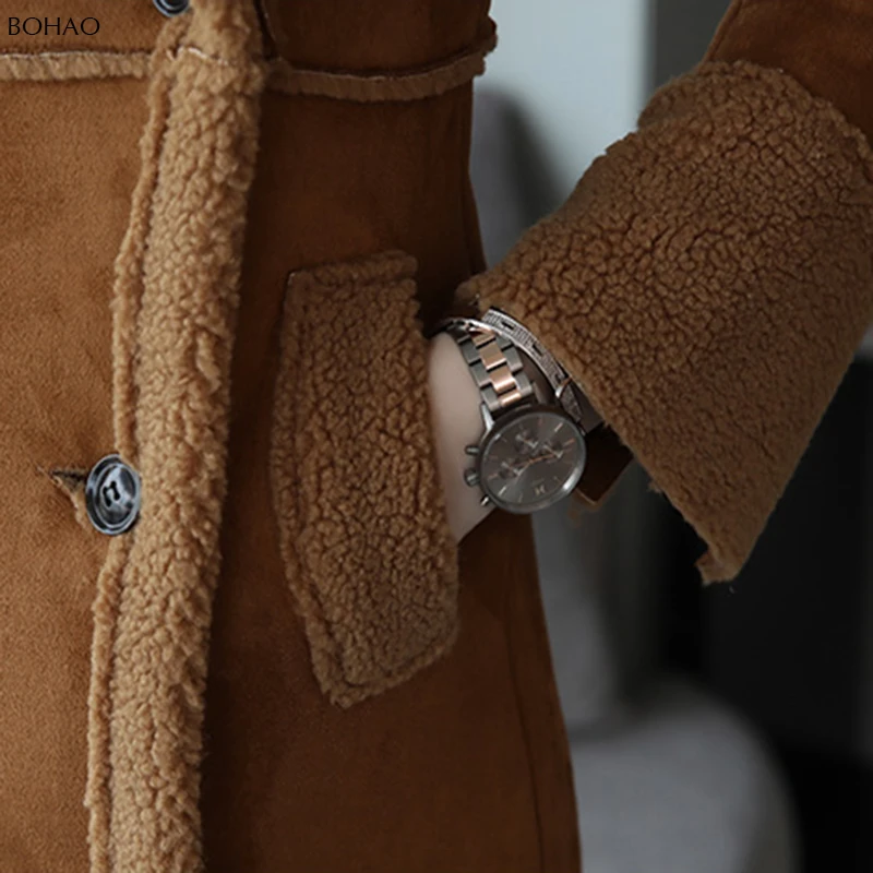 
China Best Selling Winter Fake Fur Coat Trench Coat 