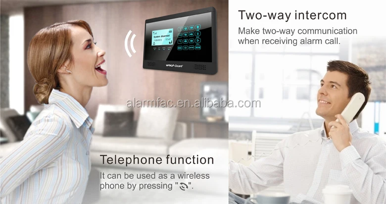 Tuya app Italian French WIFI  gsm  Security  Alarm system with fall detection