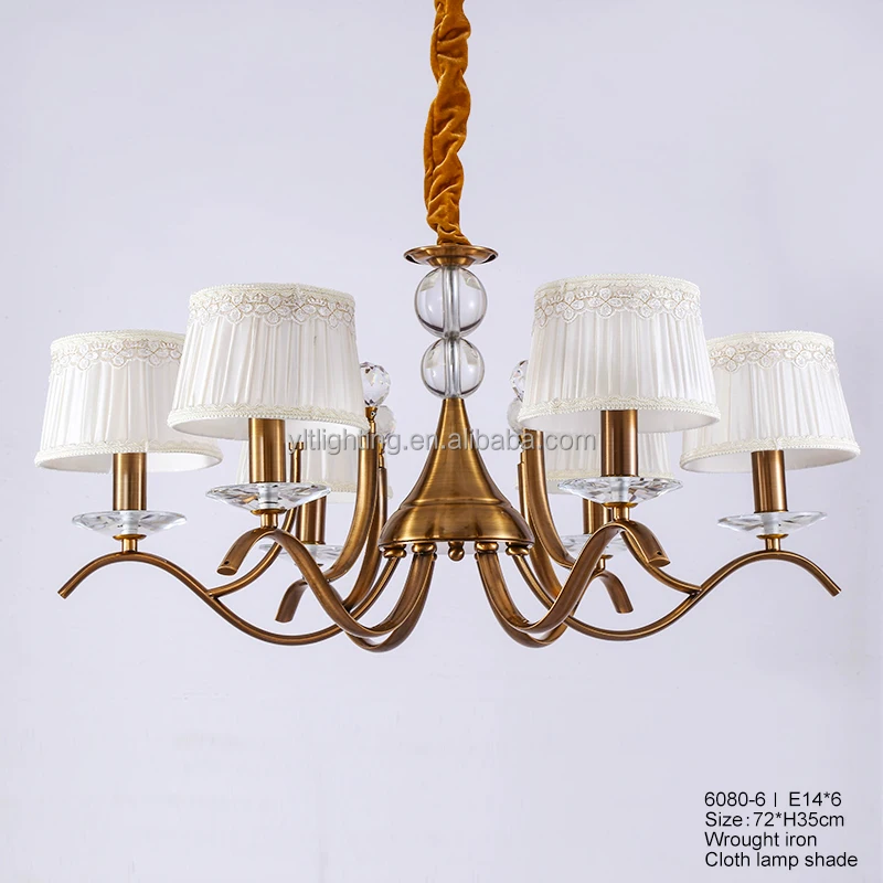 American Country European Palace Style Pendant Lights Classical Luxury Iron Lamp Customizd Vintage Lamp Hanging Light Chandelier
