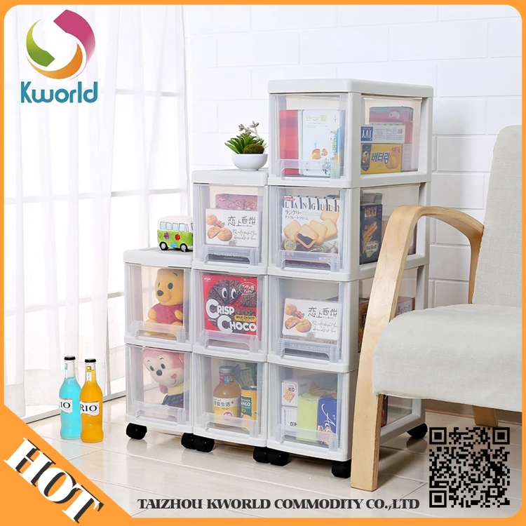 plastic storage drawers with wheels