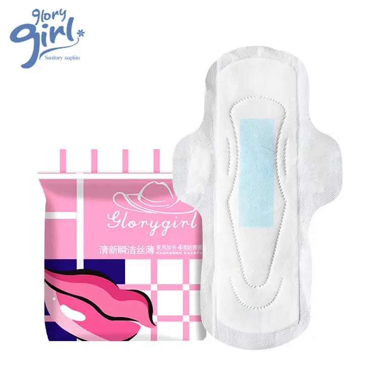 Best Selling High Quality Cheap Non Woven Fabric Sanitary Napkin 280mm Disposable Cotton Lady Pad