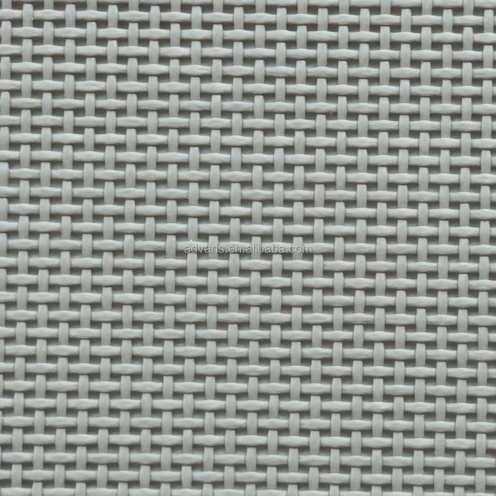 Grey 1*1 Batyline Sling Marine Vinyl PVC Woven Polyester outdoor furniture Mesh Fabric