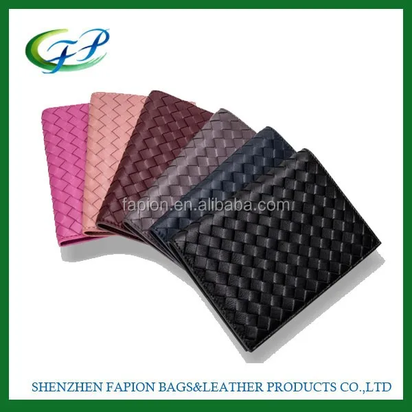 
RFID blocking genuine leather passport wallet 