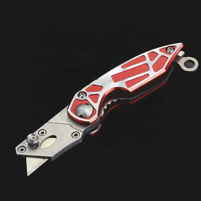 Best quality 500000 Sells Folding Utility Knife Promotion Gift Pocket Box Cutter  Knife foldable  Utility Knife