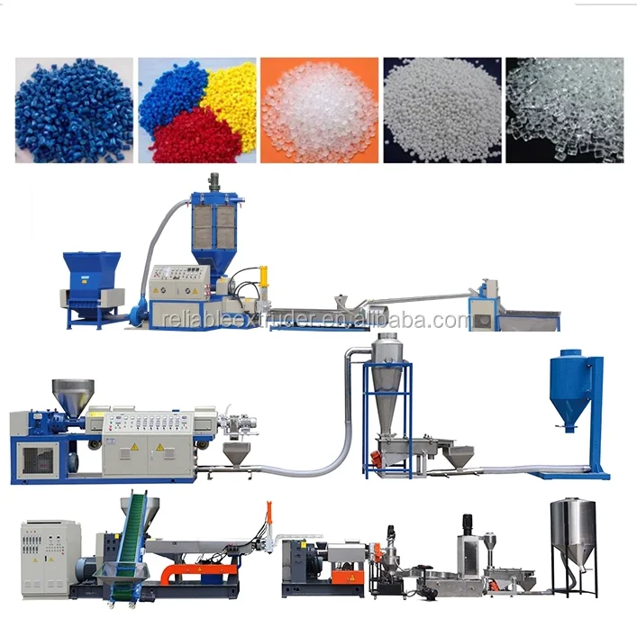 recycled pet pellet making machine