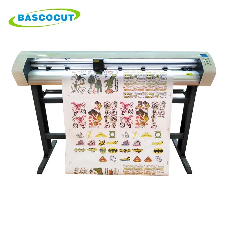 Bascocut 1300mm Automatic Contour Cutting Sticker Vinyl Plotter Machine With Signmaster Software