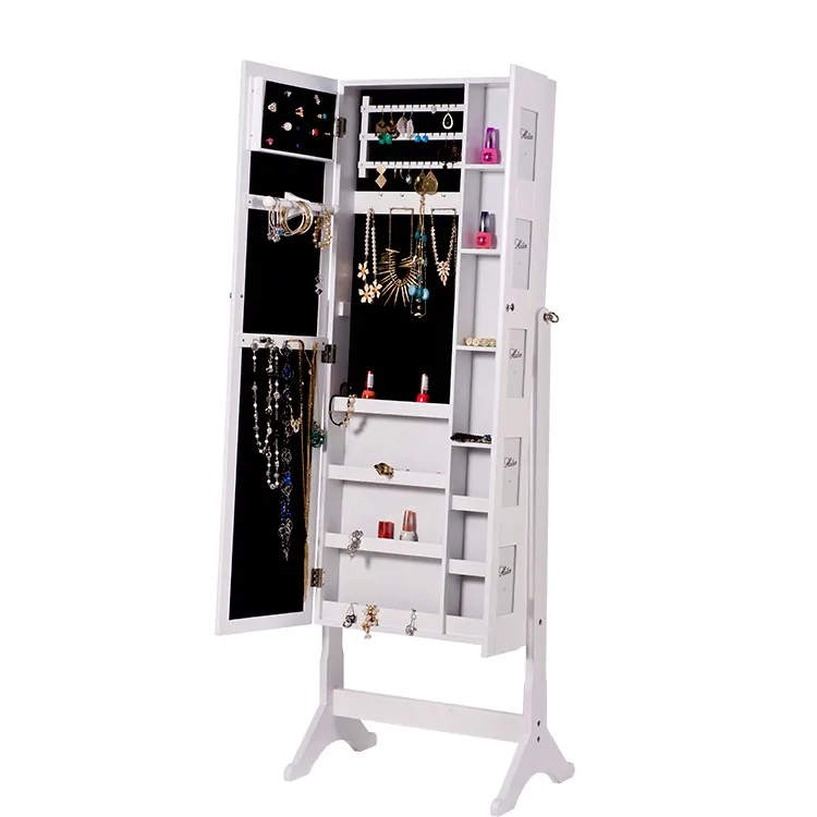 
OEM Floor Standing Jewelry Armoire With Full Length Mirror 