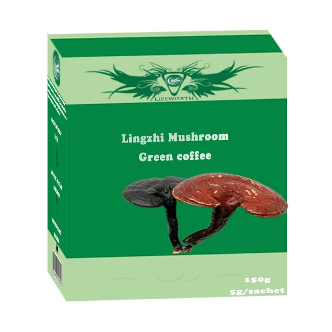 Высококачественный Растворимый зеленый кофе ganoderma