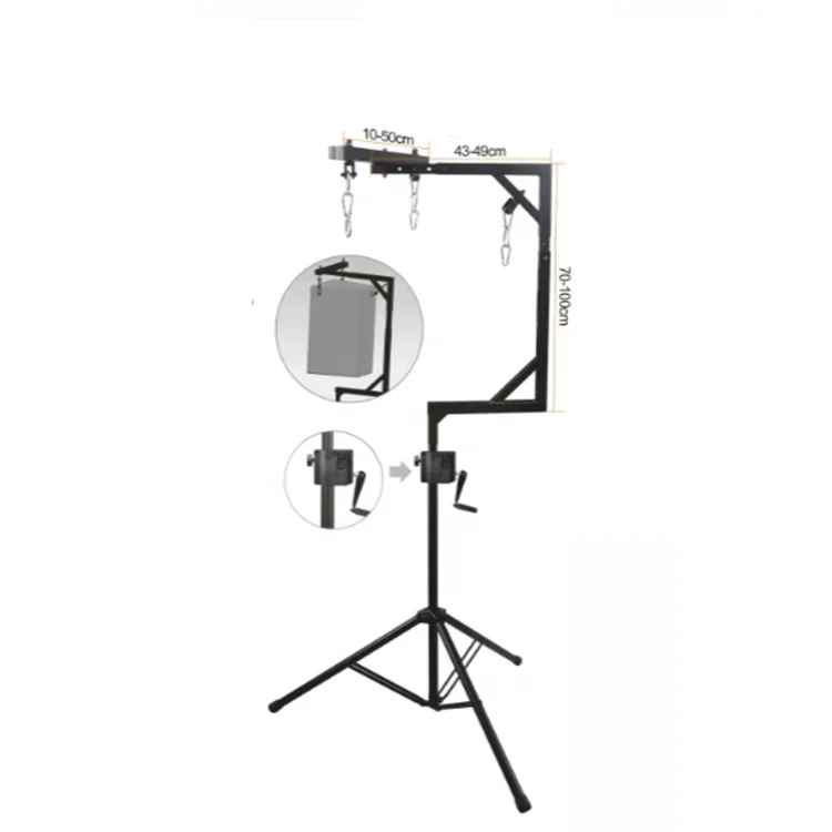 Metal adjustable floor standing speaker stand SP-55