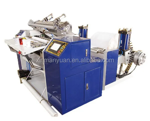 Pneumatic Cutting Blades Till Roll Slitting Machine, Thermal Paper Roll Slitter Rewinder, Plotter Paper Cutting Machine