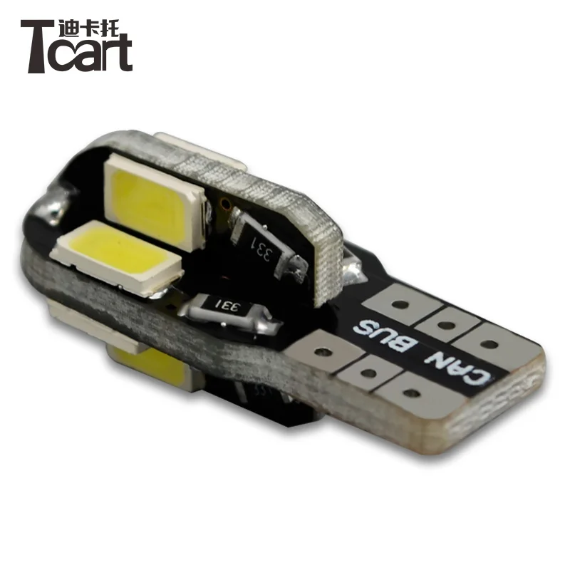 Guangdian auto signal lighting bulb t10 194 168 5730 8smd canbus error free car led lamp side wedge light