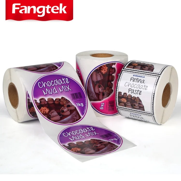 Custom Packaging label Adhesive Paper Sticker Printing  Printed Waterproof  label for  Wine Liquor Bottle