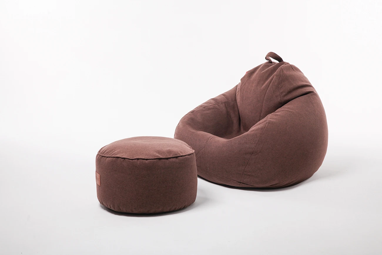 Hot sales Indoor  Outdoor bean bag new design living room chair lazy sofa Giant Pear Teardrop Bean Bag cover