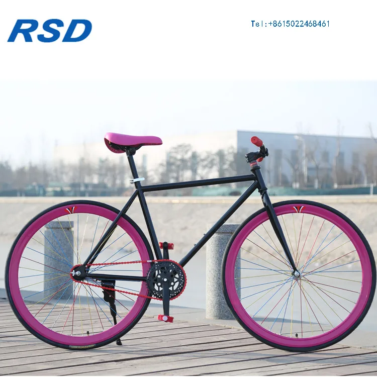 CE standard Single speed fixie bike 700CC aluminium bicycle 26 inch fixed gear bike
