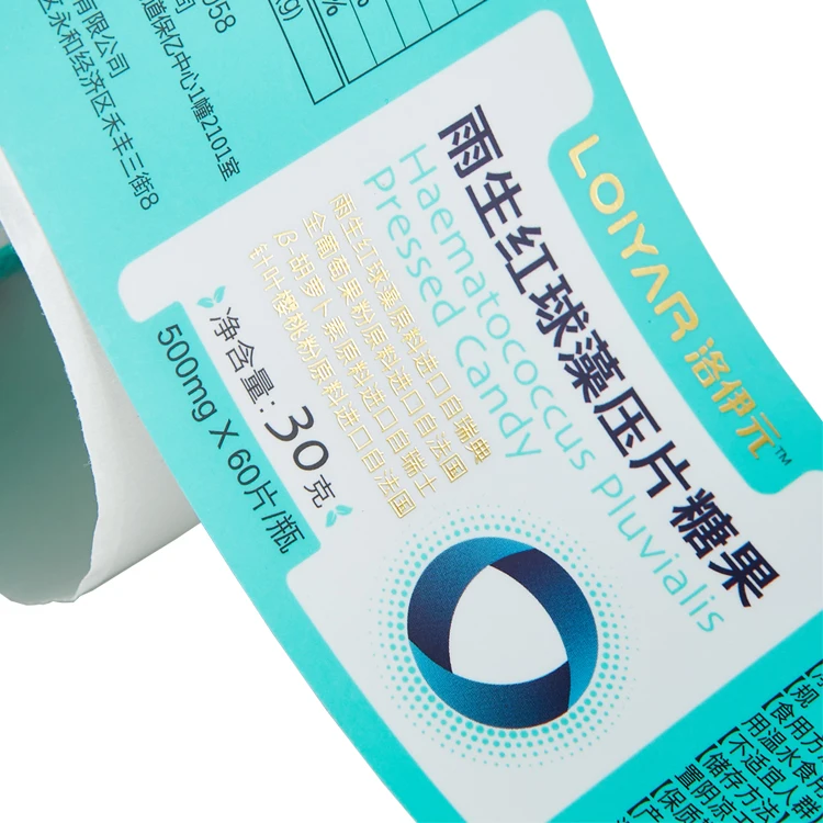 Professional China Supplier Custom Logo Printing Adhesive Packaging Label Food Stickers