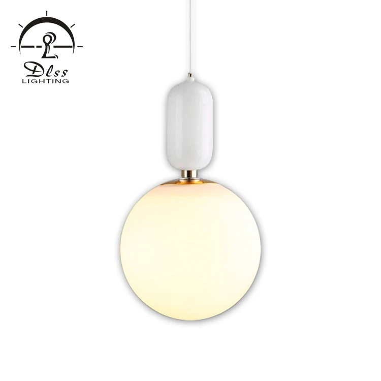 
Hot Sales G9 Pendant Lamp Iron Glass Material Small Cute Ball Chandelier 