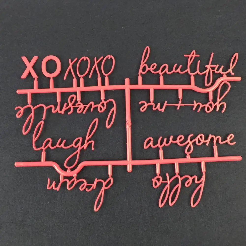 hot sale custom color plastic letters for felt letter board in stock