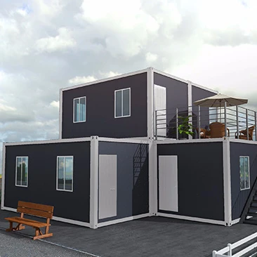 Low Cost Prefabricated House Container Prefab Steel Frame Houses Double Storey Prefab House South Africa