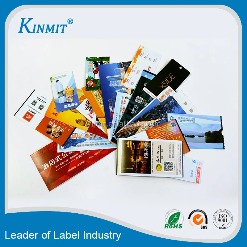 Kinmit Factory Custom Order Lottery Concert Bus Movie Ticket Printing