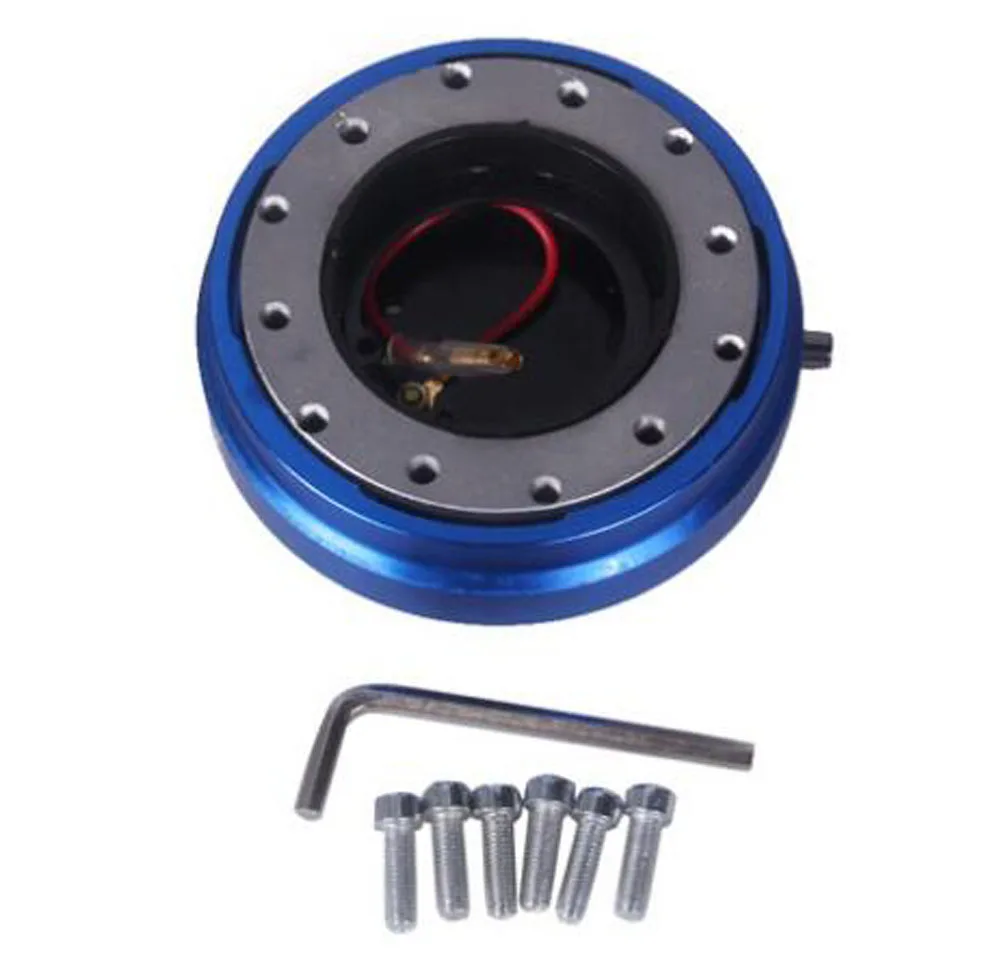 Car Refit  Universal Steering Wheel Quick Release Quick Release Removable Car Steering Wheel Hub Boss Adapter Kit