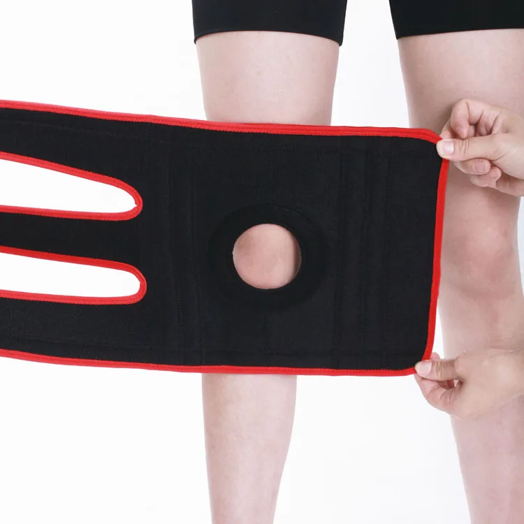 Регулируемый спортивный эластичный неопреновый бандаж на колено для бега
