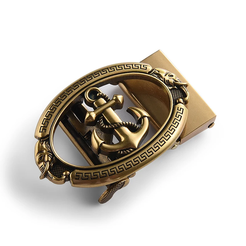 Изготовленный На Заказ Металлический Якорь античный выгравированный логотип Пряжка Для Ремня