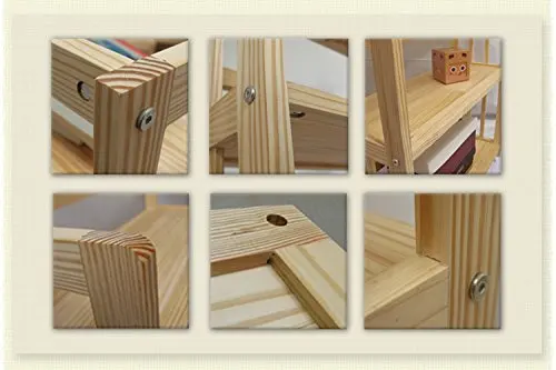 2019 Hot Sale Nature Color Wooden Showing Stand Multiduction Book Shelf Bookcase Nursery School Furniture