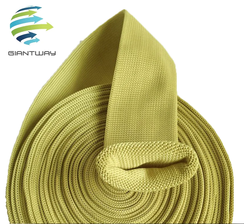 heat shield silicone glass fibre fiberglass knitted sleeve